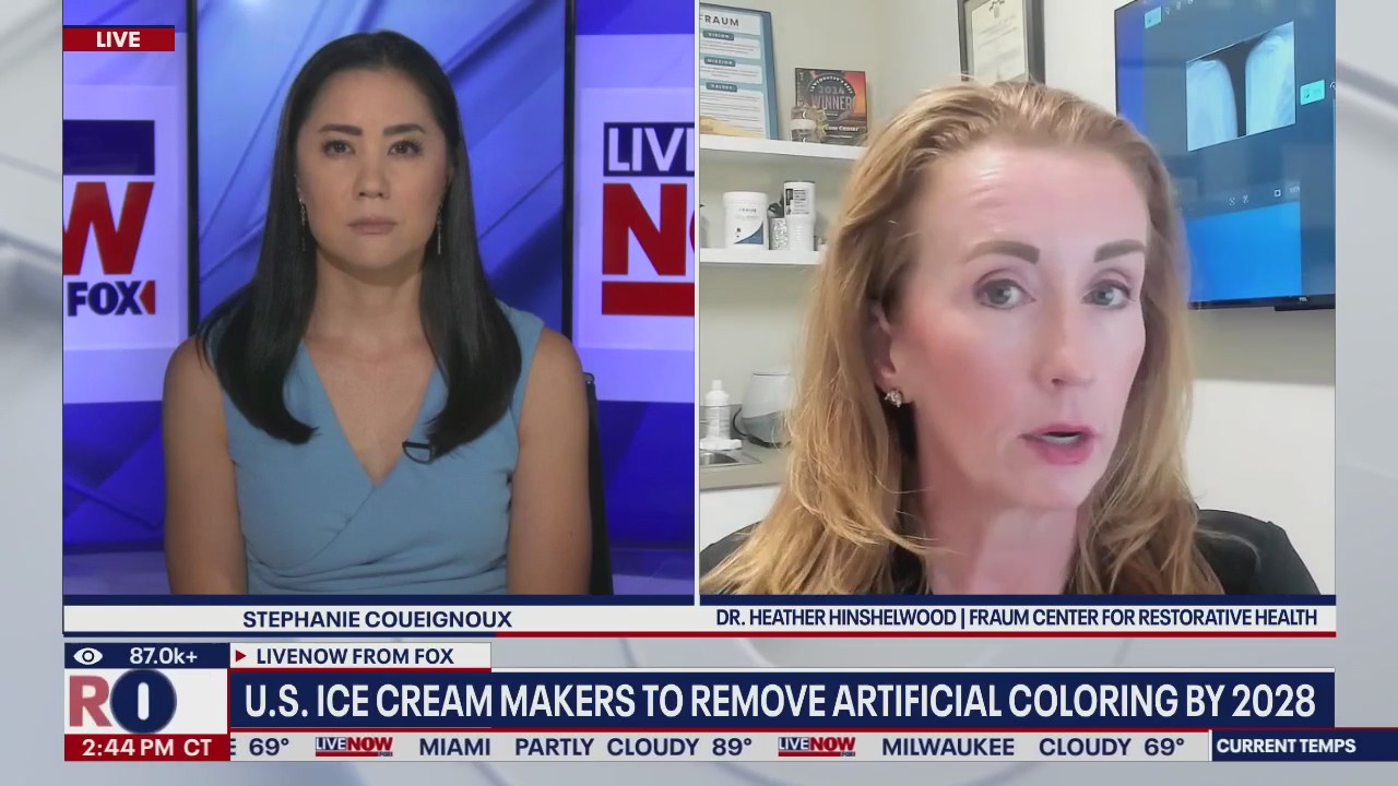 U.S. ice cream makers to remove artificial coloring by 2028