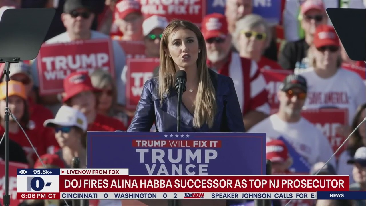 DOJ fires Alina Habba successor as top NJ prosecutor