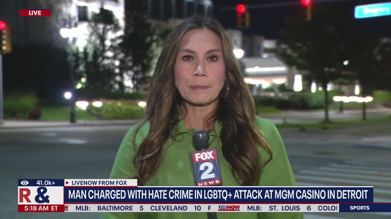 Chared Fox Man charged with hate crime in LGBTQ+ casino attack | LiveNOW from FOX