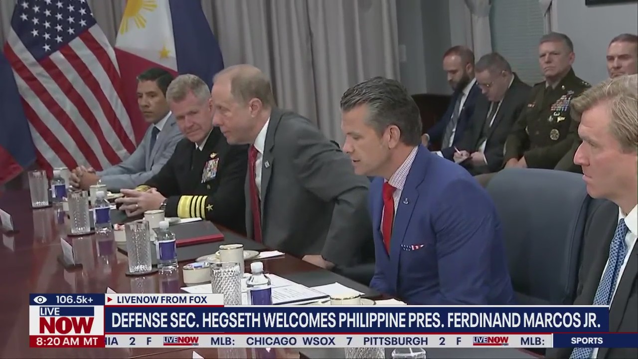Defense Sec. Hegseth meets with Philippine Pres.