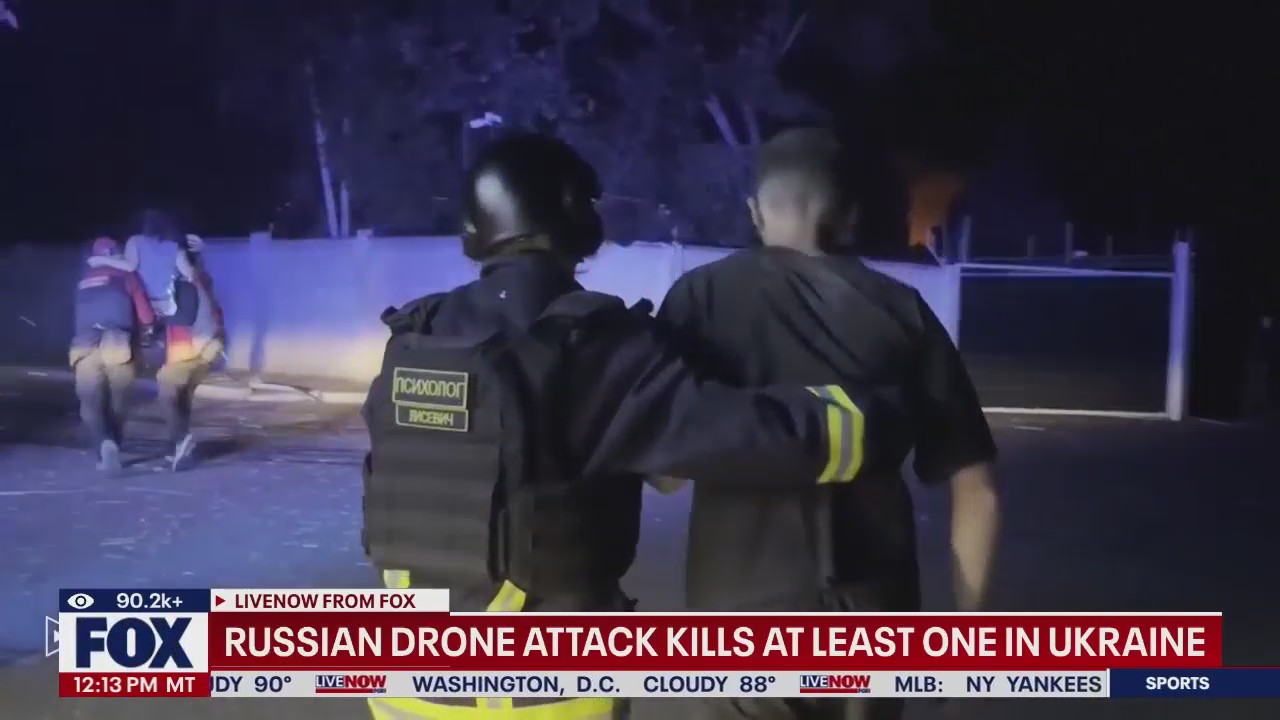 Russian drone attack kills at least one in Ukraine