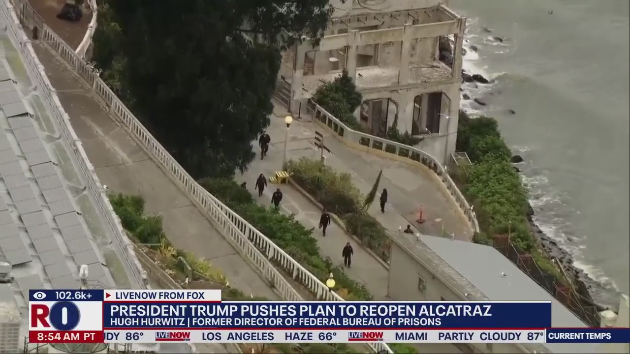 President Trump pushes plans to reopen Alcatraz