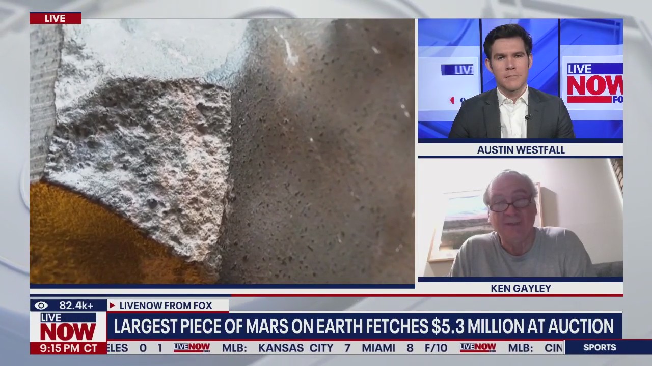 Largest piece of Mars on Earth fetches $5.3M at auction