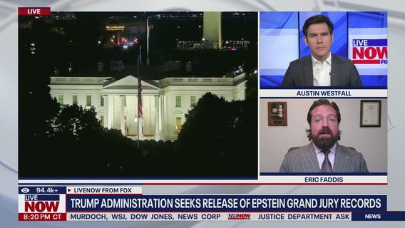 DOJ files motion to unseal Epstein grand jury docs