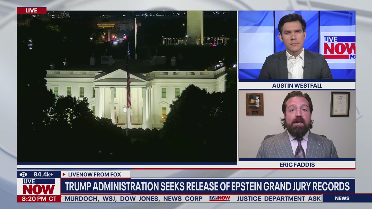 DOJ files motion to unseal Epstein grand jury docs