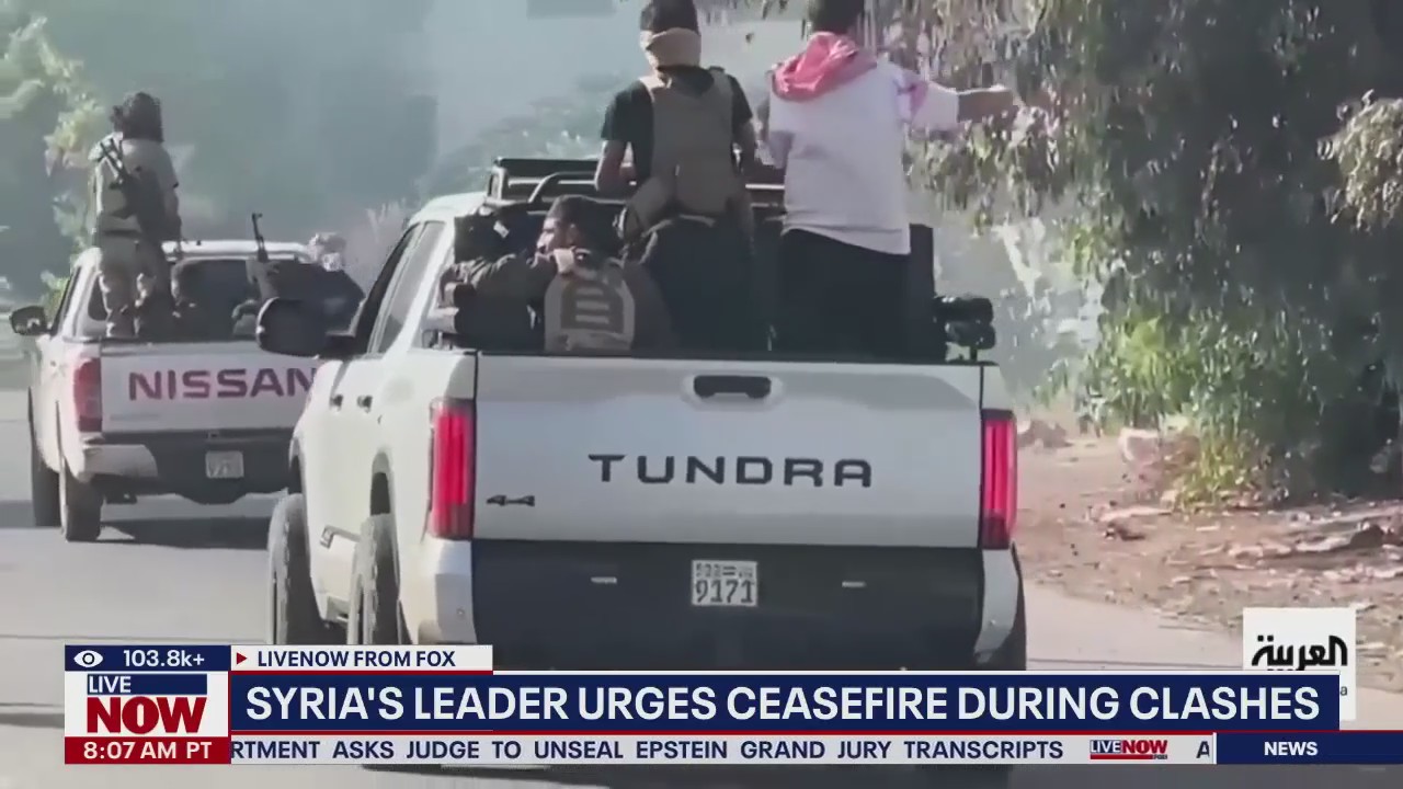 Syria's leader urges ceasefire amid clashes