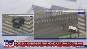 FULL: CA car chase, suspect and dog in custody