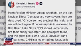 U.S. strikes 'seriously damaged' Iran nuclear facilities