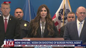 Noem gives update on shooting of border patrol agent