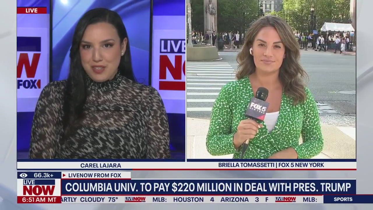 Columbia Univ. to pay $220 million in deal with Trump | LiveNOW from FOX