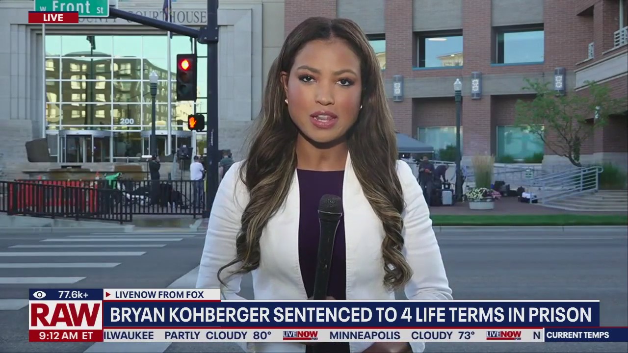 Bryan Kohberger sentenced to 4 life terms