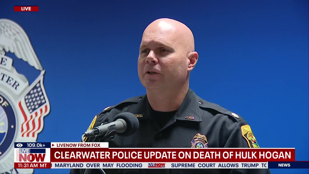 Police update on Hulk Hogan