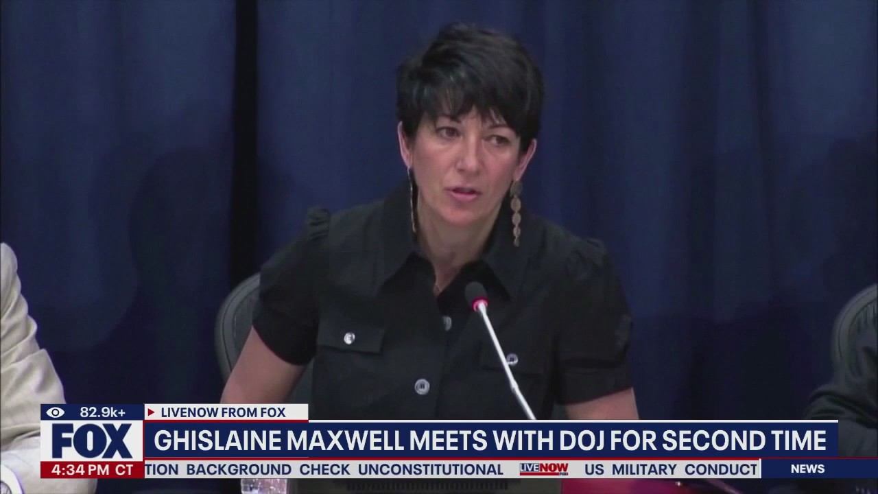Ghislaine Maxwell meets with DOJ for second time
