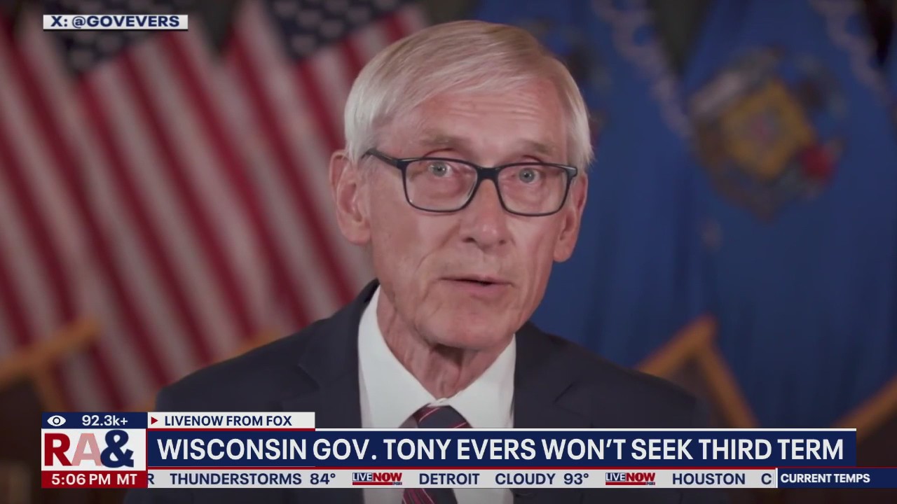 WI Governor Tony Evers won't seek reelection