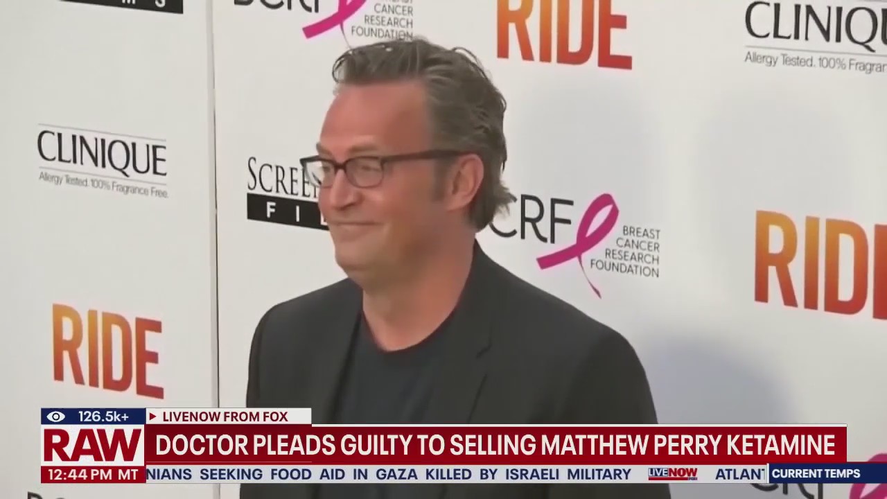 Doctor pleads guilty to selling Matthew Perry ketamine