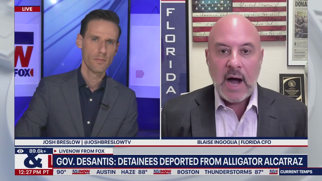 Alligator Alcatraz: Florida CFO talks progress