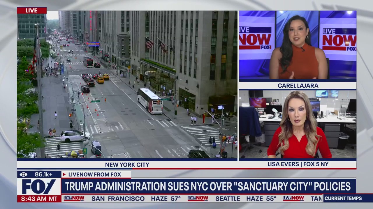 Trump admin sues NYC over 'sanctuary city' policies