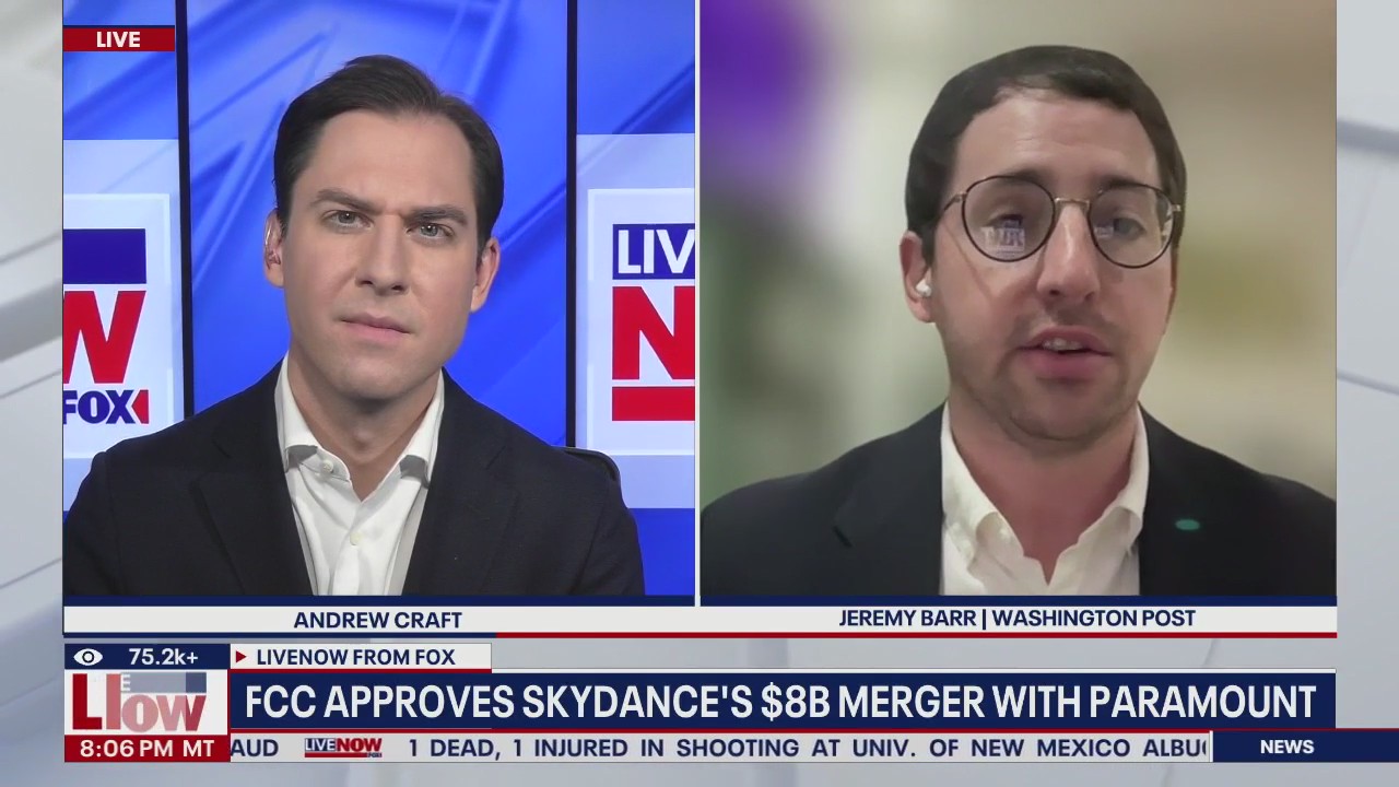FCC approves Skydance's $8 billion merger with Paramount