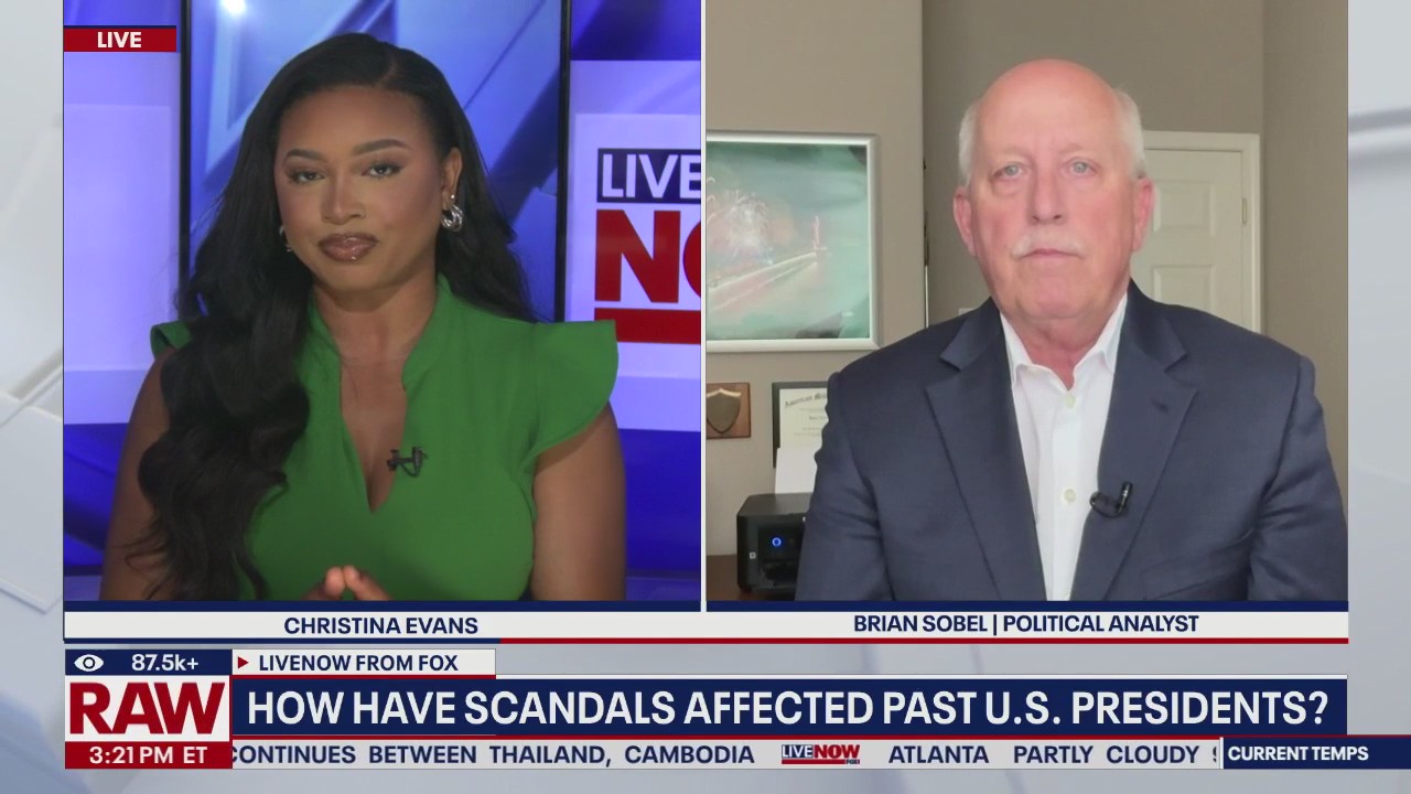 How have scandals impacted past US presidents?