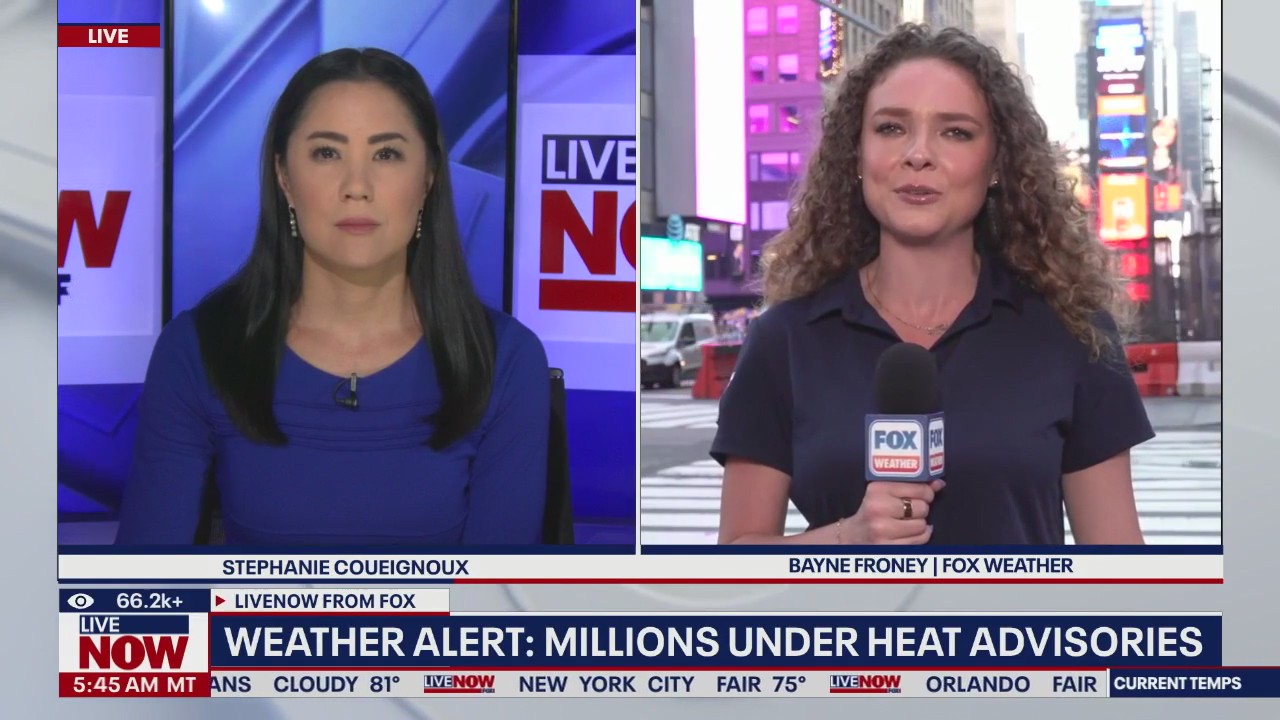 Weather alert: Millions under heat advisories