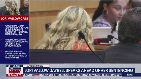 Lori Vallow speaks ahead of sentencing in Arizona