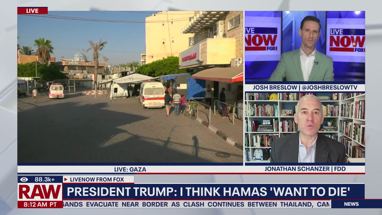 Hamas 'want to die,' President Trump says