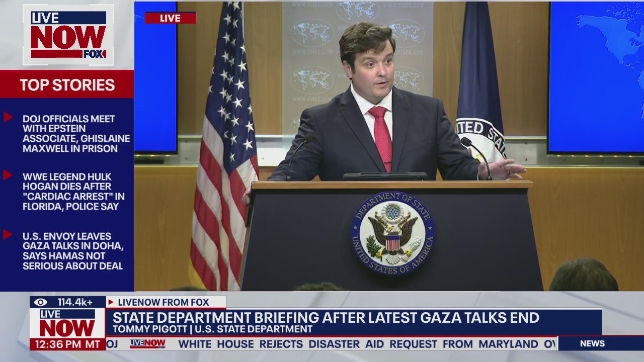 Reporters question State Dept. on Gaza aid