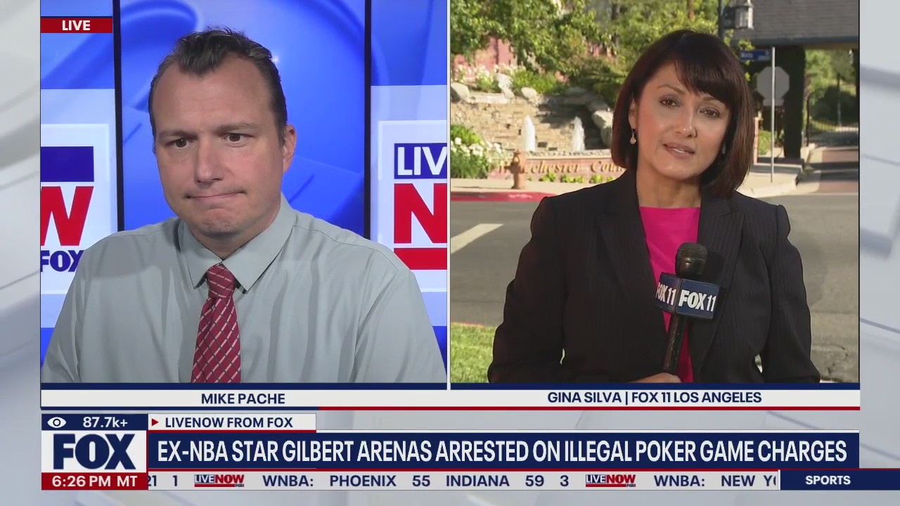 Ex-NBA star arrested on illegal poker game charges