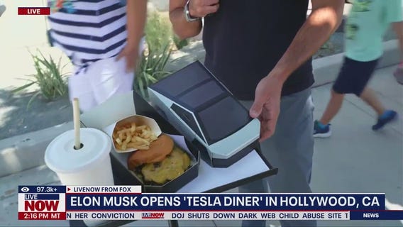 'Tesla Diner' opens in Los Angeles