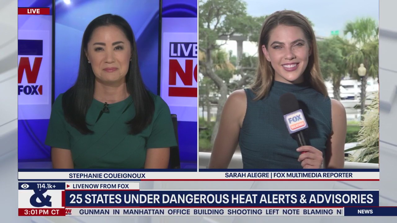 Extreme heat strikes 25 states