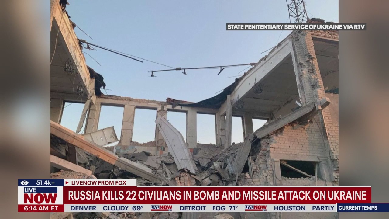 22 killed in Russian airstrike on Ukraine