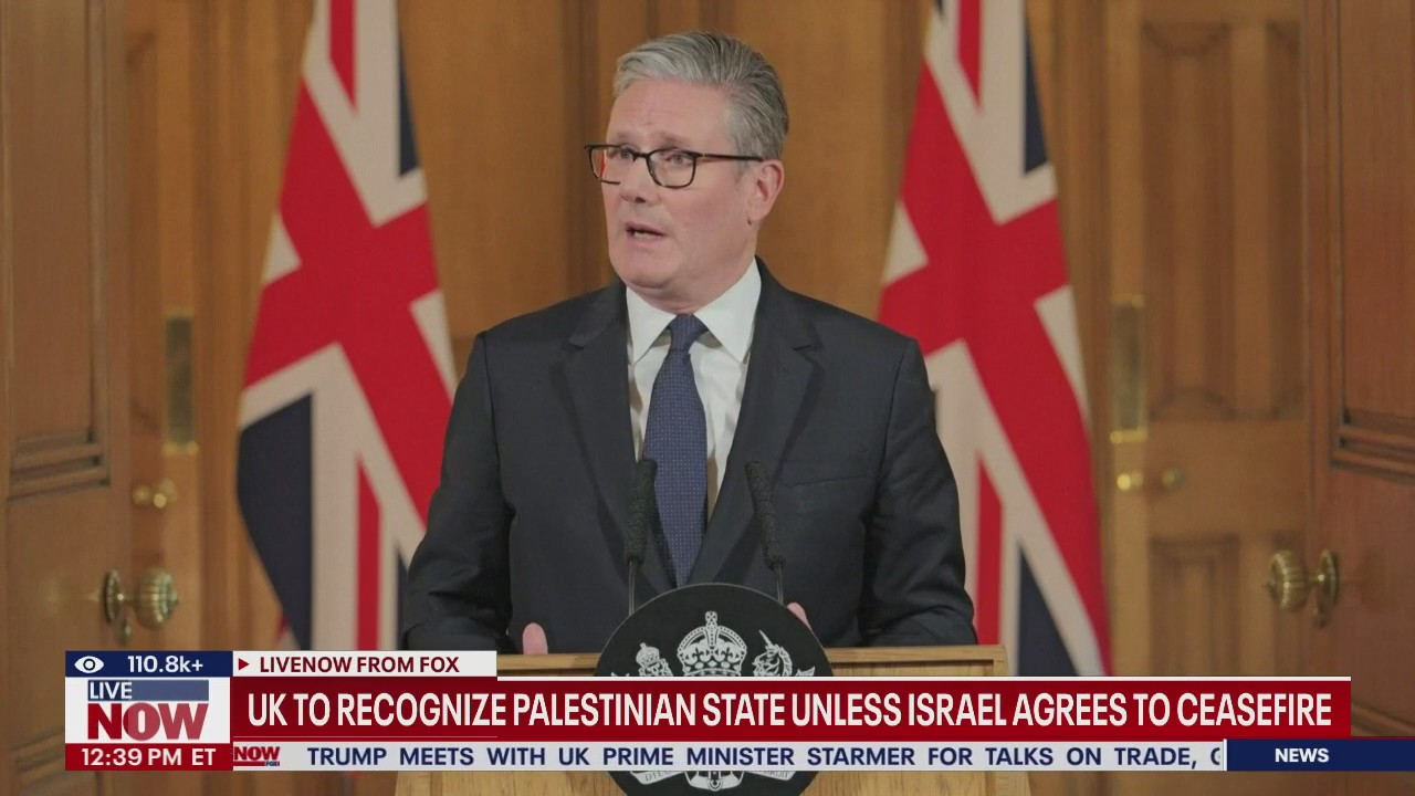UK will recognize Palestinian state, Starmer says