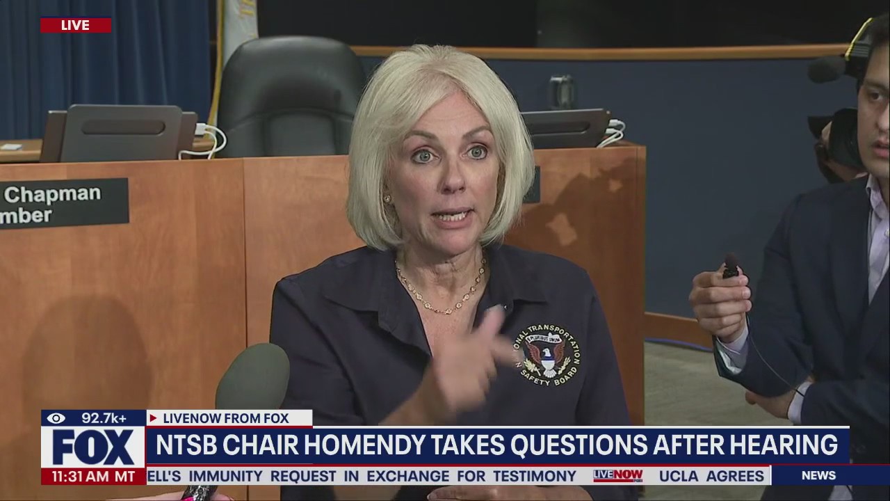 NTSB Chairwoman Jennifer Homendy on DC collision hearing