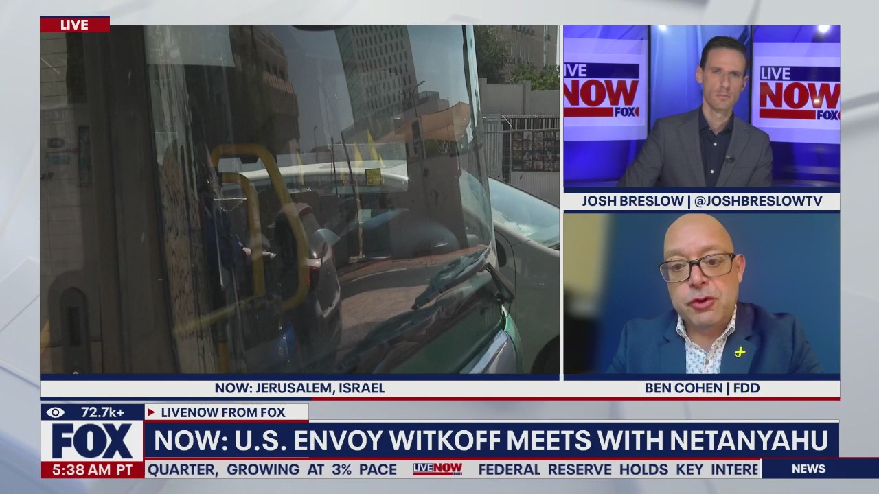 Israel-Hamas: U.S. Envoy Witkoff meets with Netanyahu