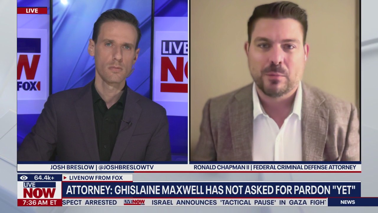 Attorney: Ghislaine Maxwell has not asked for pardon