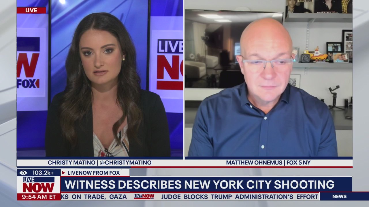 New York City shooting: witness describes scene