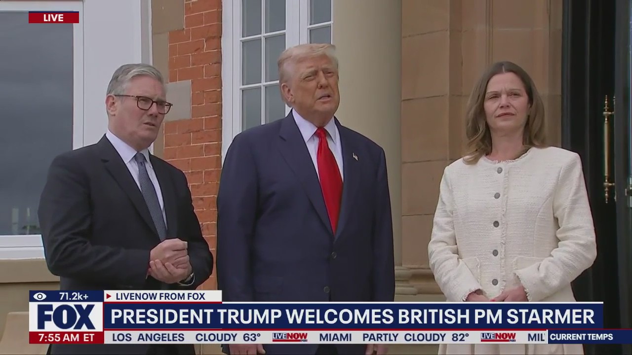 President Trump meets with UK PM