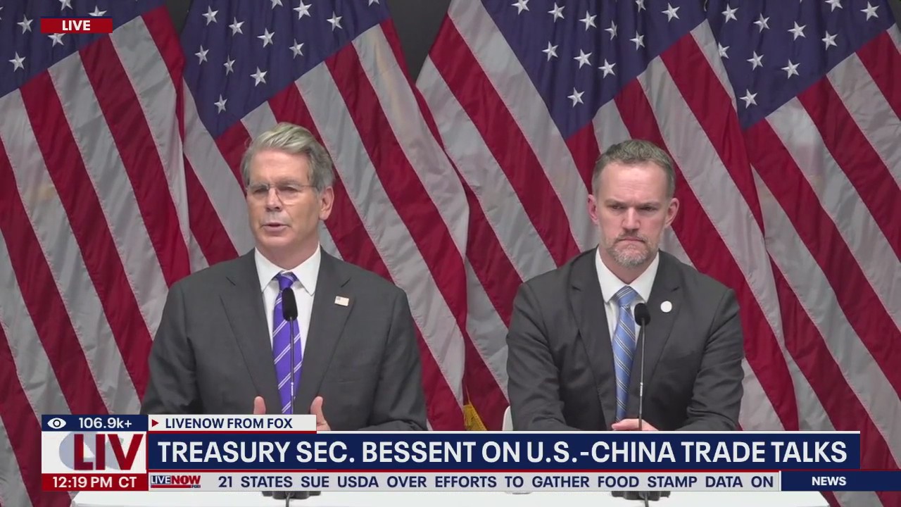 Treasury Sec. Bessent on US-China talks