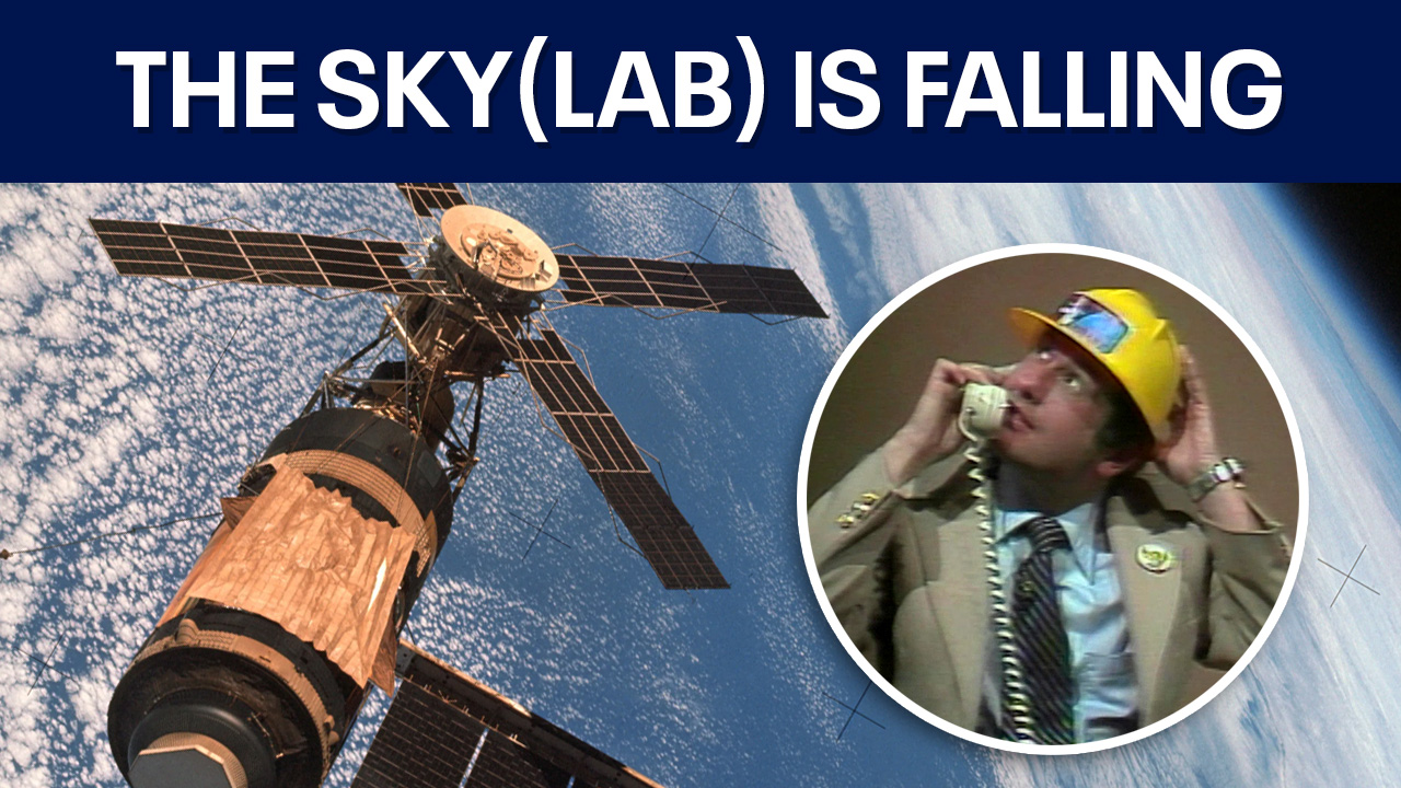 Skylab crashes back to Earth