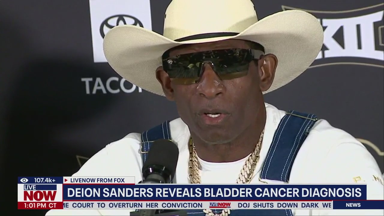 Deion Sanders reveals bladder cancer diagnosis
