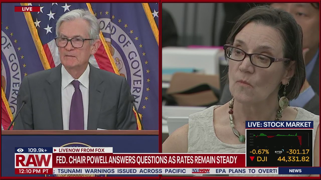 Fed. Chair Powell: 'rates remain steady'