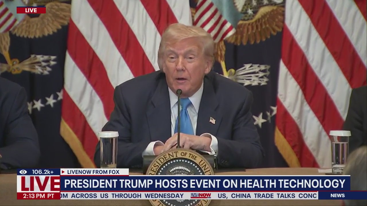 Trump hosts White House event on health technology