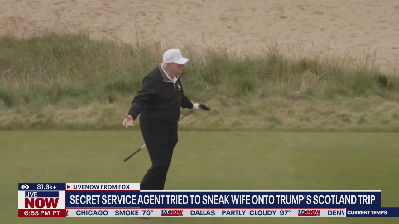 Secret Service agent tried to take wife on Trump trip