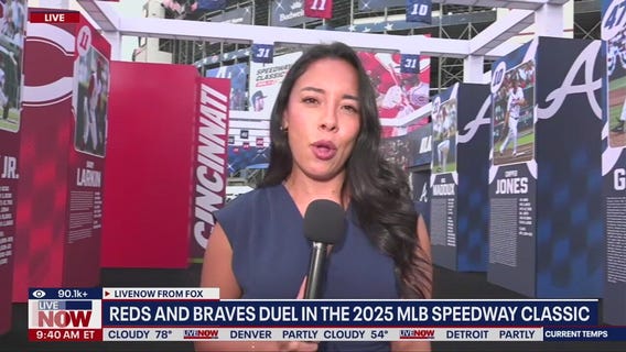 Reds and Braves faceoff in MLB Speedway classic