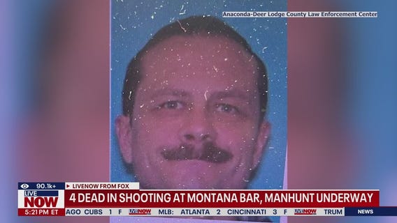 4 dead in shooting at Montana bar, manhunt underway