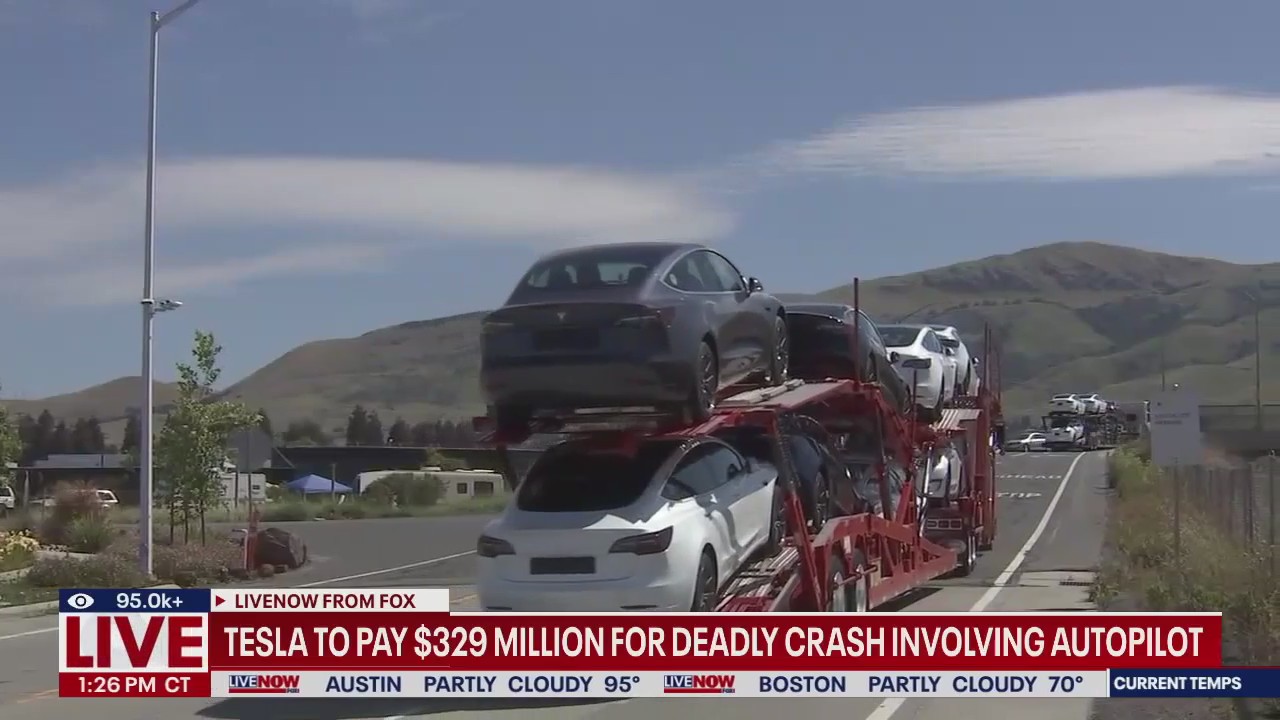 Tesla to pay $329 million for deadly crash