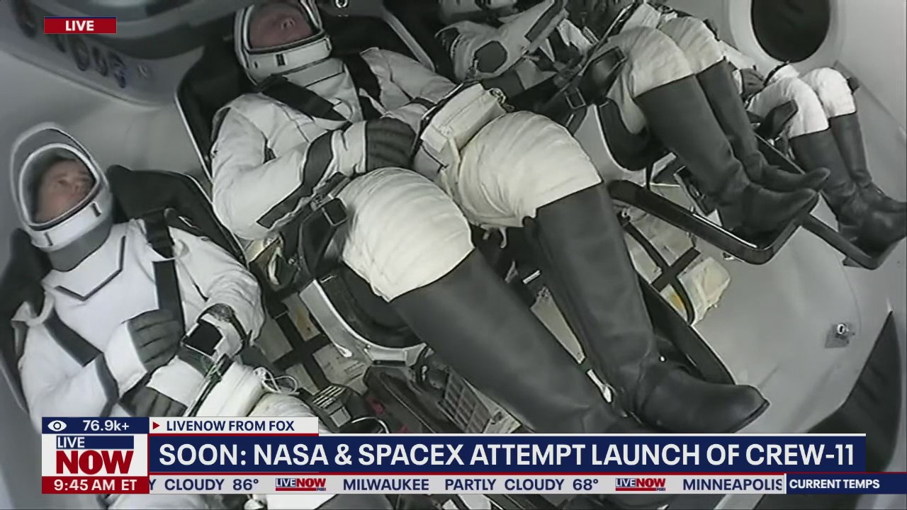 Crew-11 gearing up for 2nd launch attempt to the ISS