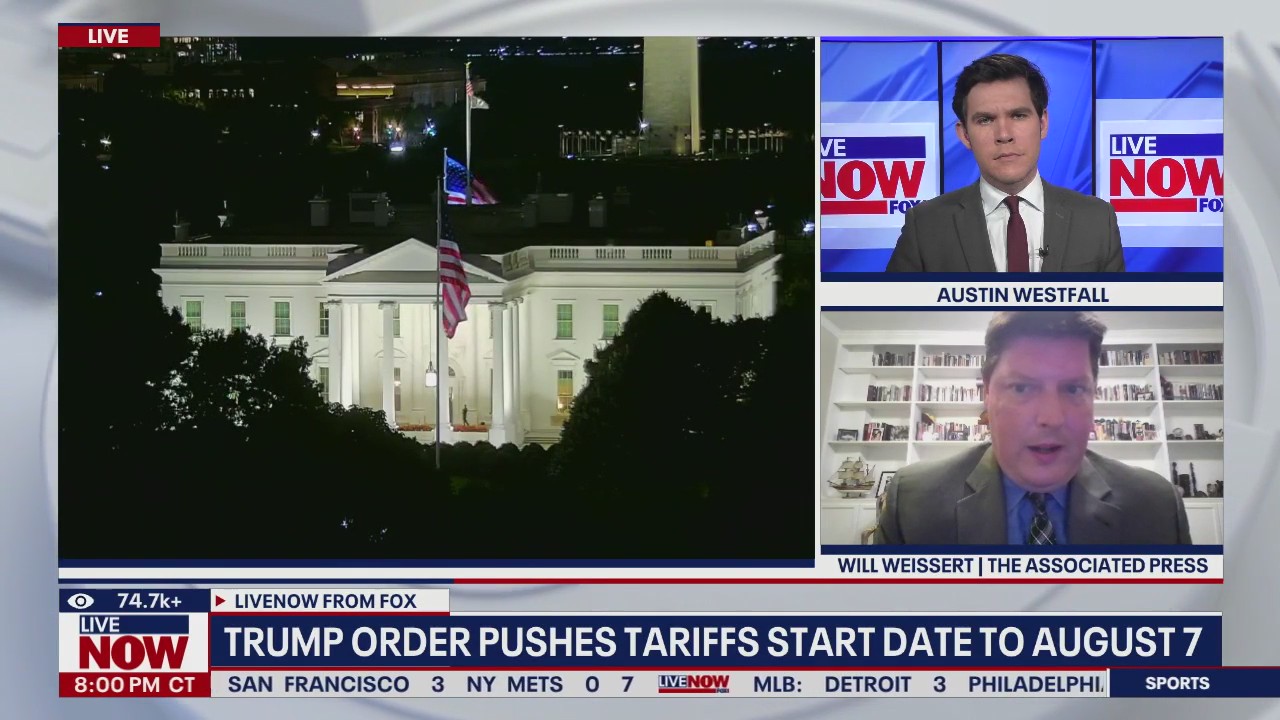 Pres. Trump pushes tariffs start date to August 7