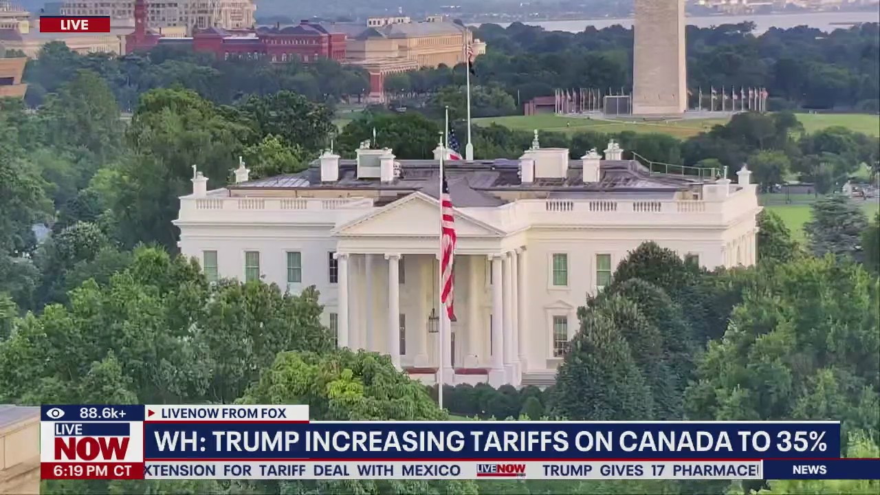 Trump raising tariffs on Canada to 35%