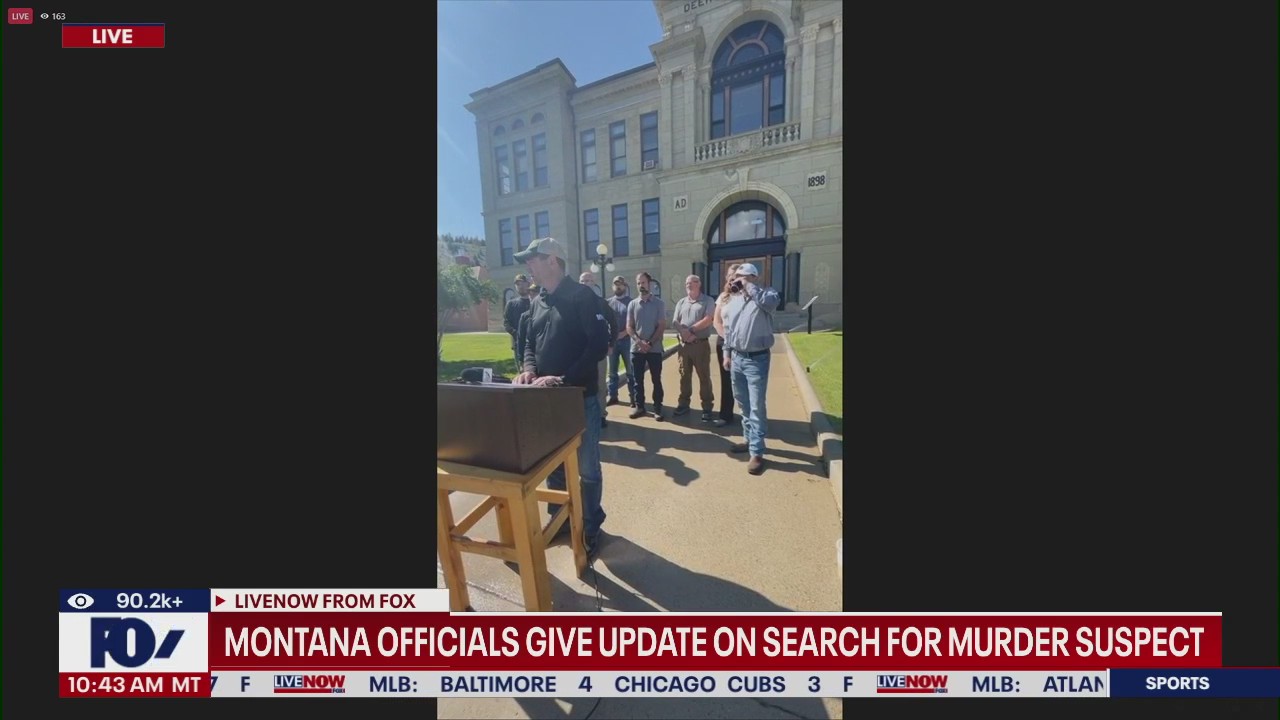 Montana officials give update on search for murder suspect